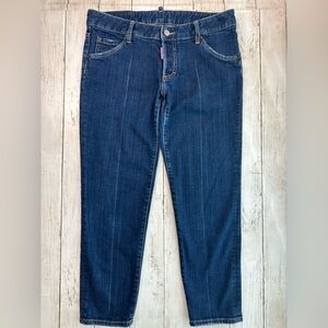DSQUARED2 Deana Jeans Made in Italy Blue Denim Size 42